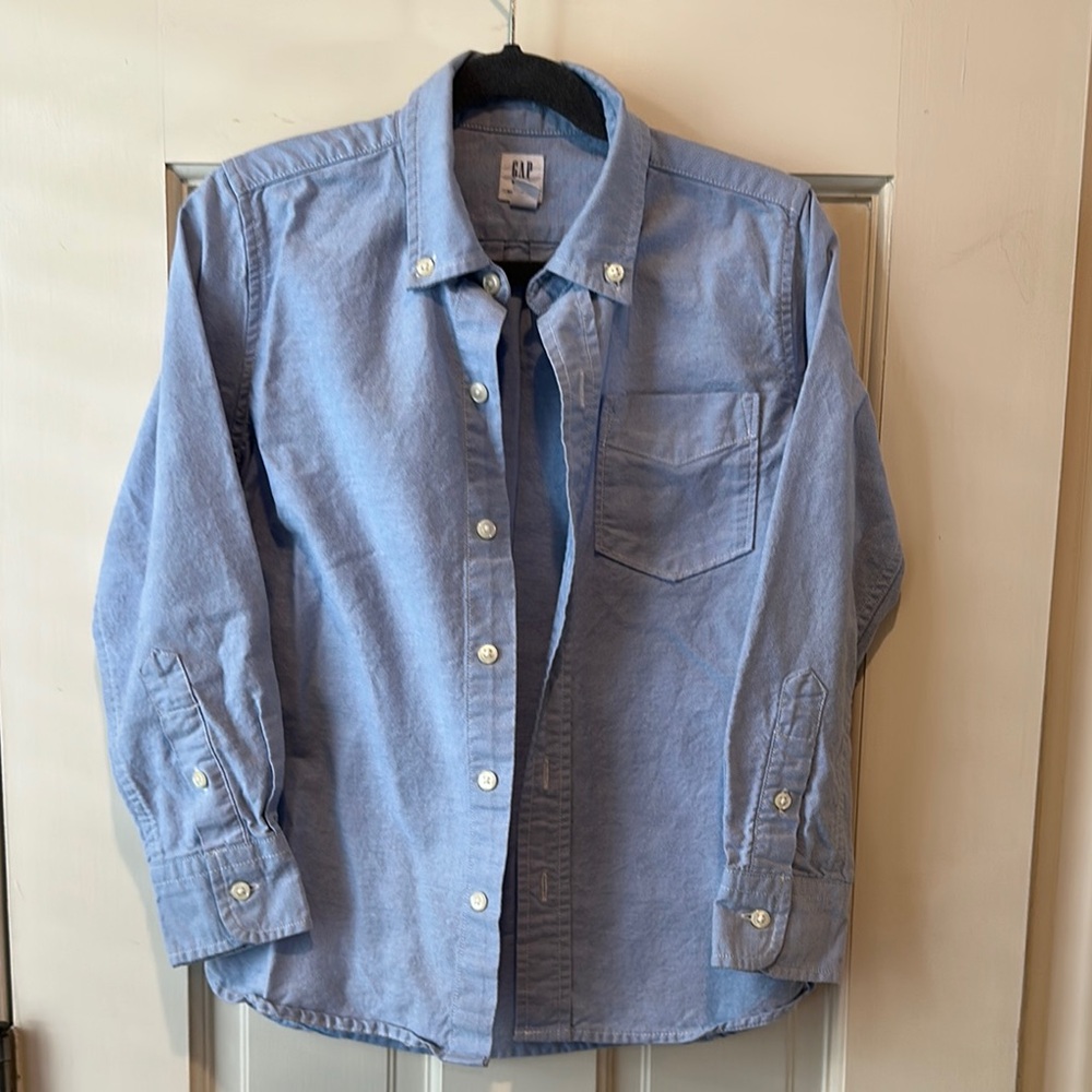 GAP Kids Light Blue Casual Shirt